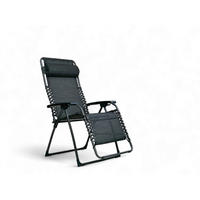 GARTEN-RELAXSESSEL 66/120/65 cm  - Anthrazit, Basics, Kunststoff/Textil (66/120/65cm)