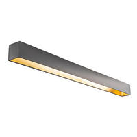 LEUCHTENSCHIRM - Goldfarben/Schwarz, Design, Textil (94/10/10cm) - Fischer & Honsel