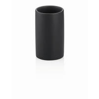 LONČEK ZA ZOBNE ŠČETKE - črna, Basics, keramika (7/11cm) - Kela