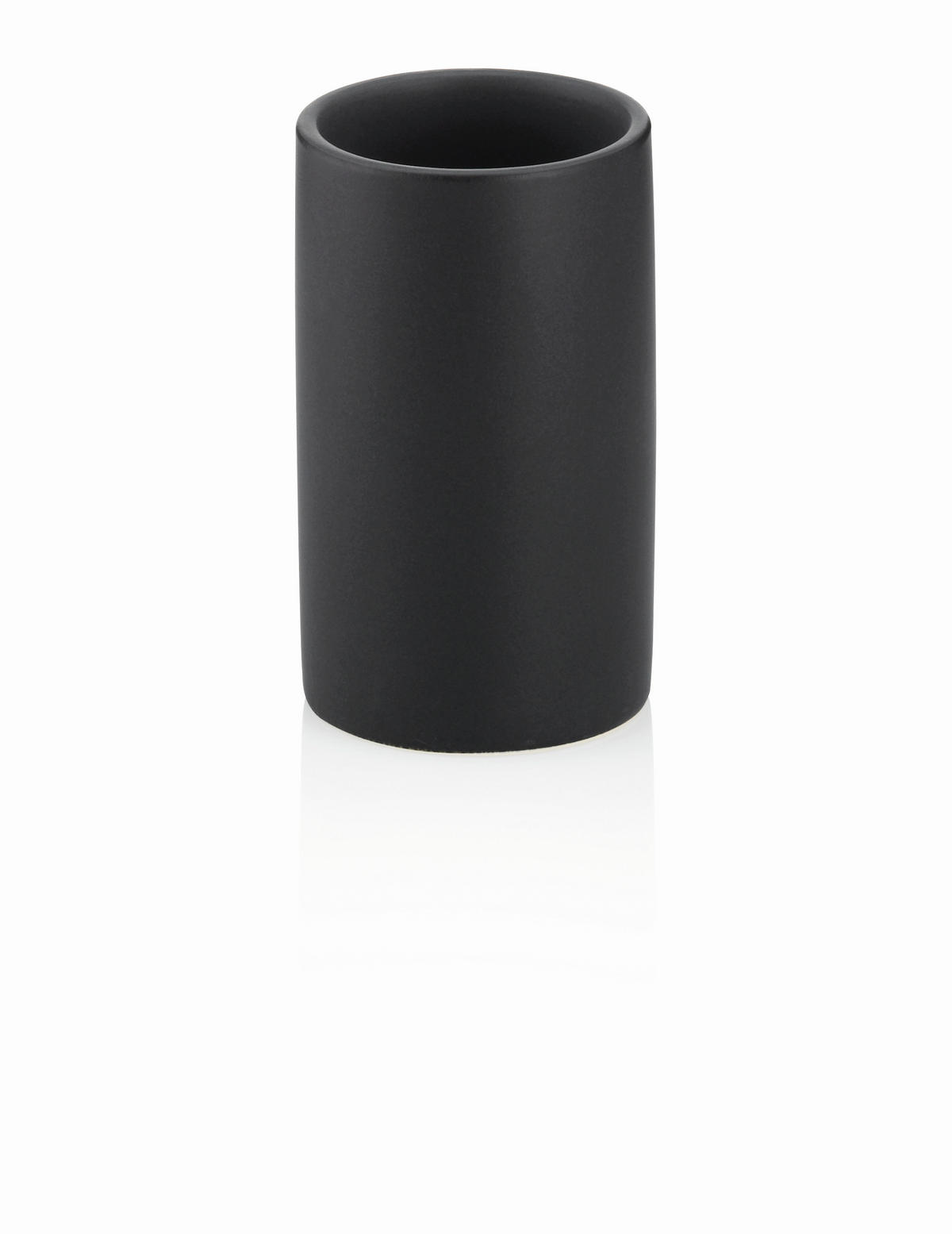 LONČEK ZA ZOBNE ŠČETKE - črna, Basics, keramika (7/11cm) - Kela