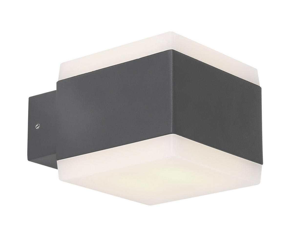 VÄGGLAMPA FÖR UTOMHUS - Basics, metall/plast (11/9cm) - Globo