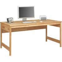 BUREAU 125/65/75 cm  in Erlefarben  - Erlefarben, Natur, Holz (125/65/75cm) - Linea Natura