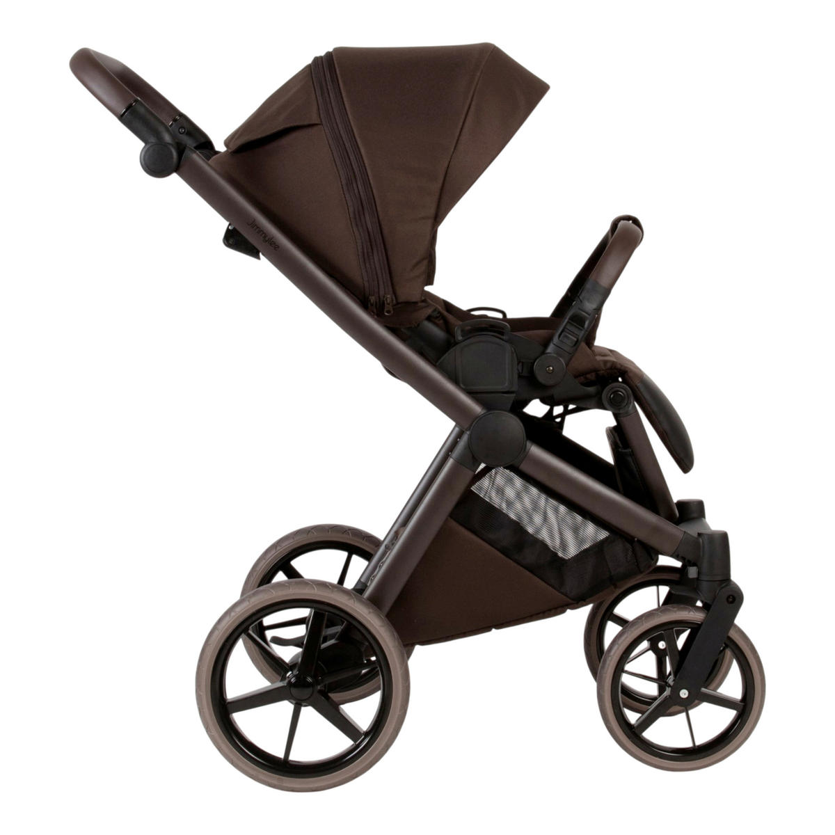 KINDERWAGENSET  - Braun, Trend, Kunststoff/Textil (100/59/106cm) - Jimmylee