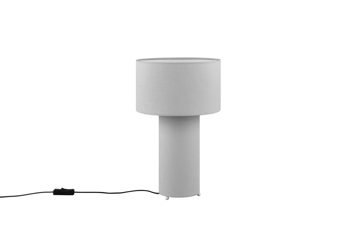 TISCHLEUCHTE - Grau, Design, Kunststoff/Textil (24/40cm) - Trio Leuchten