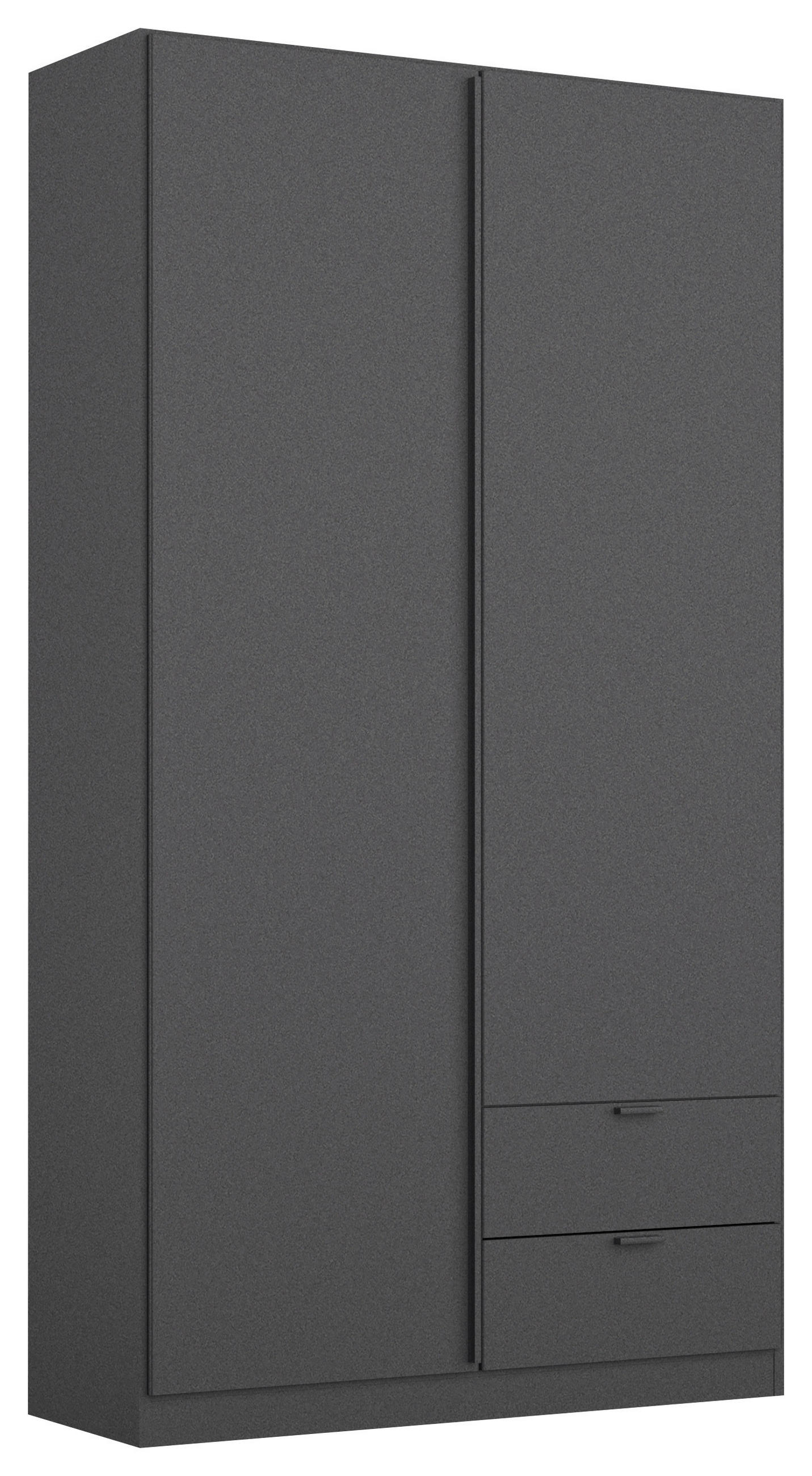 DREHTÜRENSCHRANK 91/197/54 cm,  in Grau, 2-türig  - Grau, MODERN, Holzwerkstoff/Metall (91/197/54cm) - Rauch Möbel