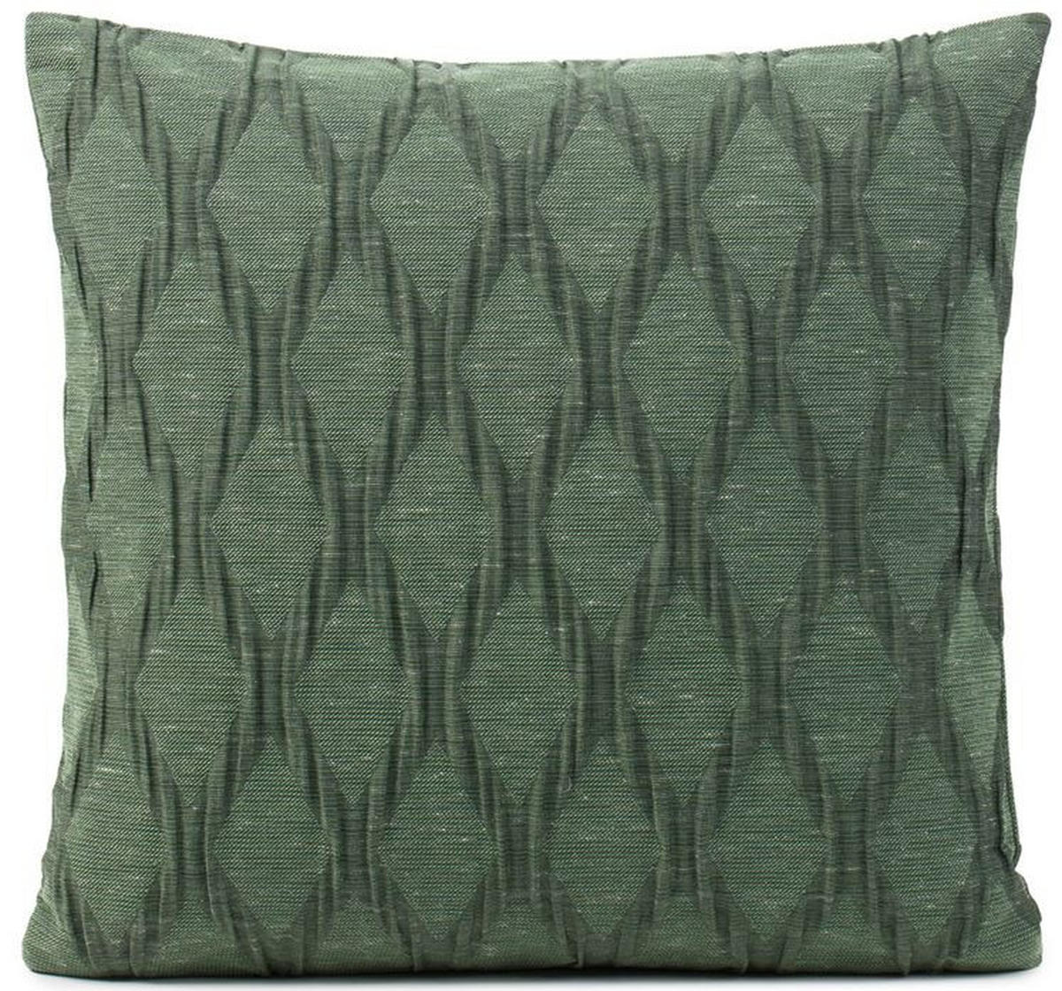 POŤAH NA VANKÚŠ  50/50 cm - tmavozelená, Design, textil (50/50cm) - Novel