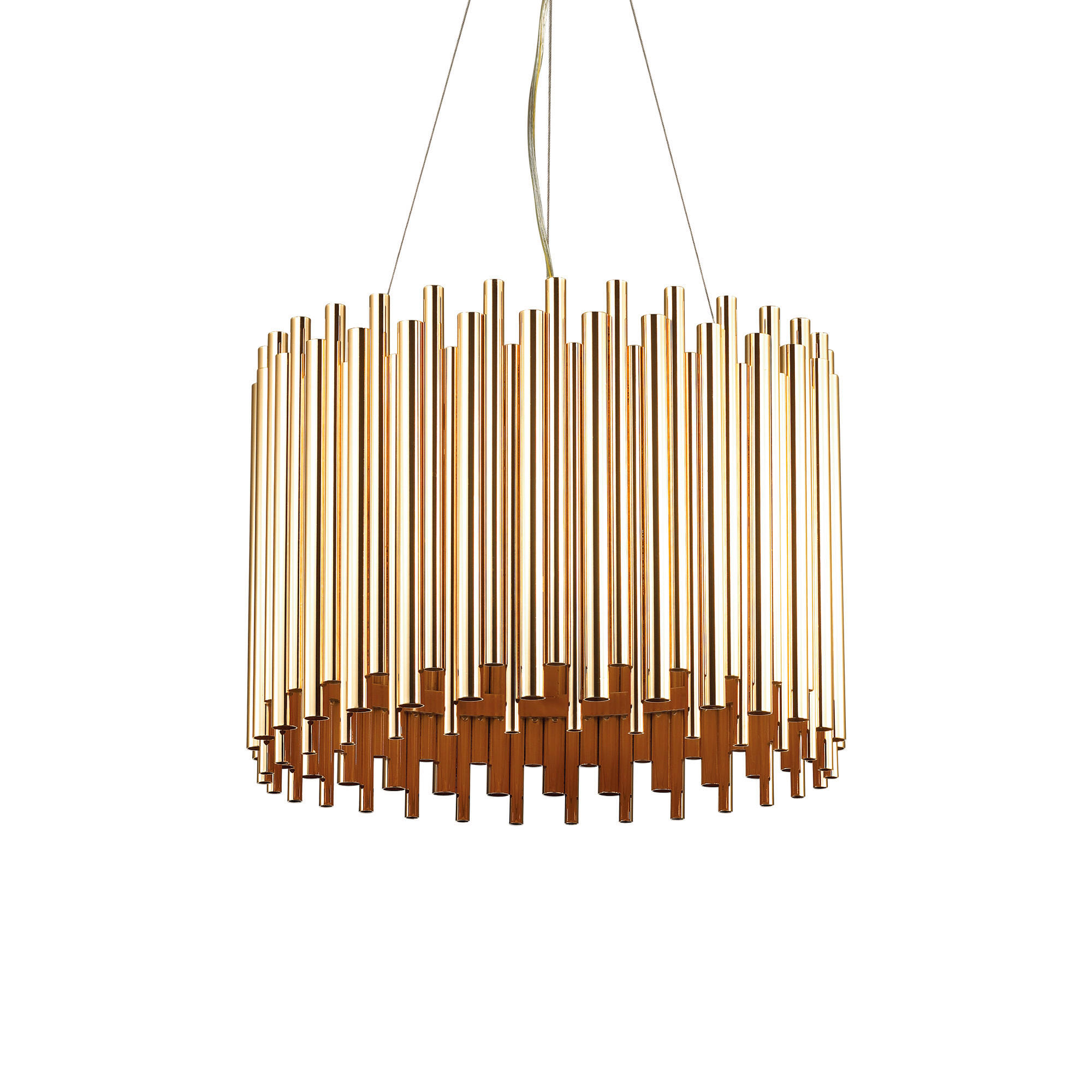 HÄNGELEUCHTE 47/50/151 cm  - Goldfarben, KONVENTIONELL, Metall (47/50/151cm) - Ideal Lux