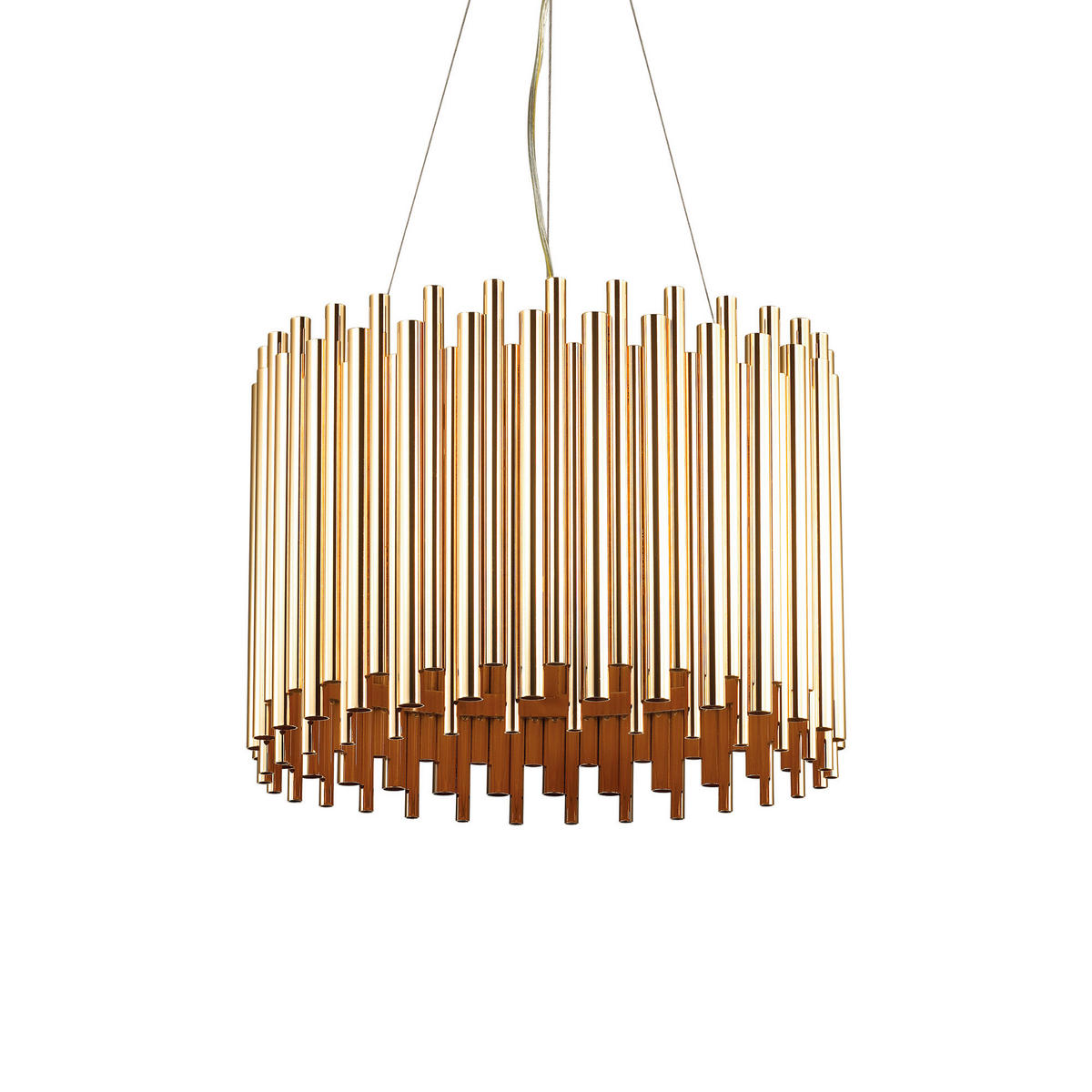 HÄNGELEUCHTE 47/50/151 cm   - Goldfarben, KONVENTIONELL, Metall (47/50/151cm) - Ideal Lux