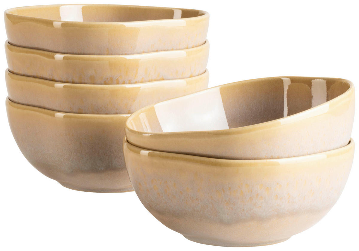 SCHÜSSEL Cordelia   - Sandfarben, Trend, Keramik (16/6,5cm) - Mäser