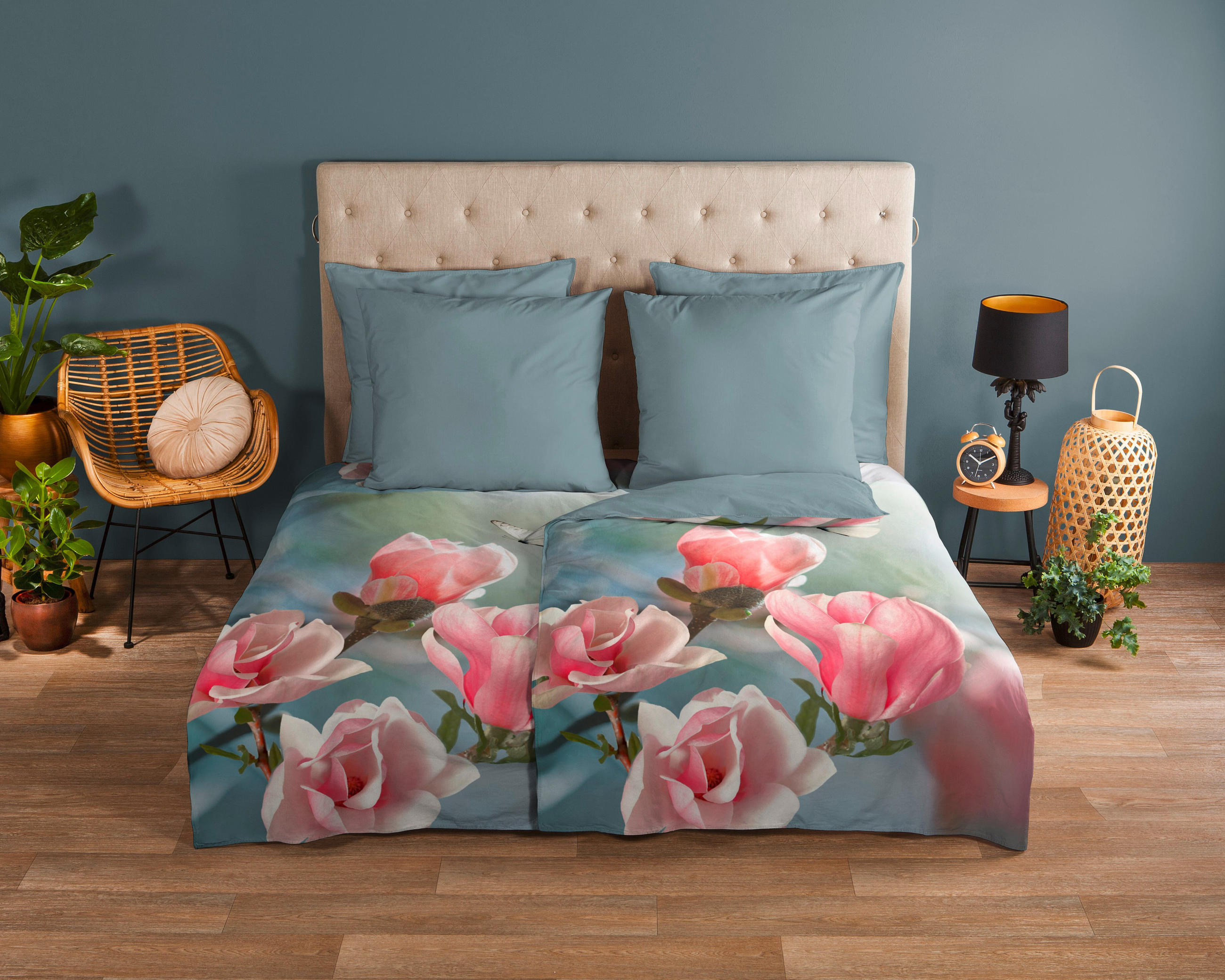BETTWÄSCHE Good Morning Renforcé  - Multicolor, KONVENTIONELL, Textil (140/200cm)