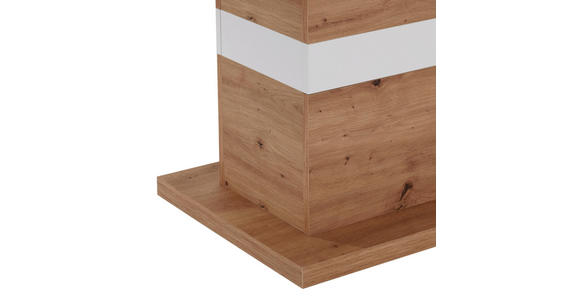 Esstisch Kashmir 140 - Eichefarben/Weiß, MODERN, Holz (140/76,7/90cm) - James Wood