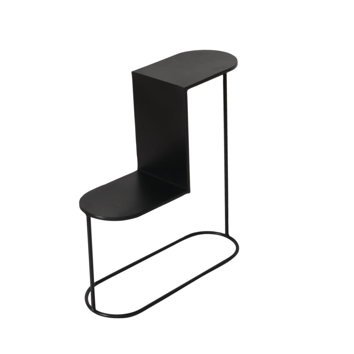 BLUMENTREPPE  - Schwarz, Basics, Metall (45/15/45cm) - Boltze Home