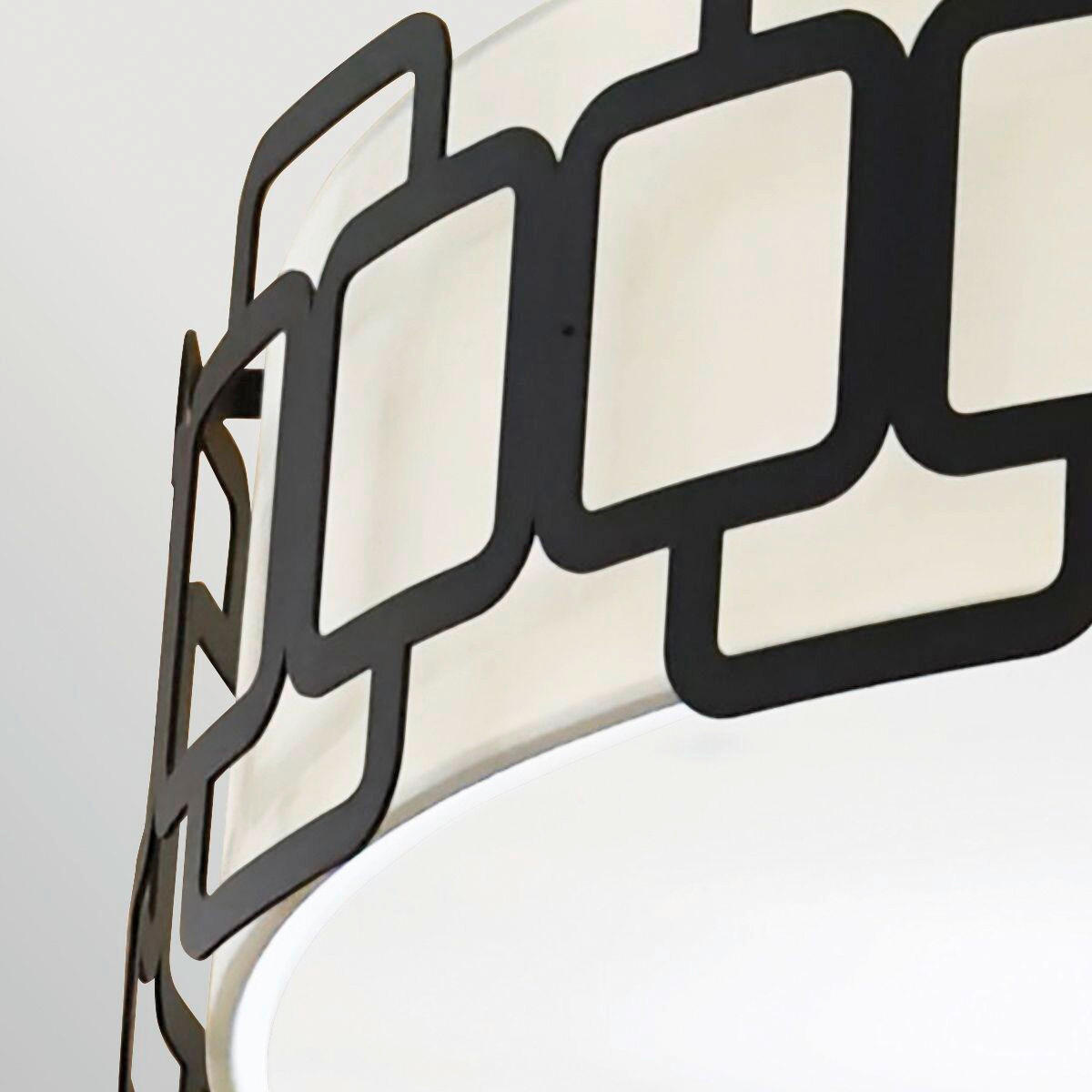 HÄNGELEUCHTE Hinkley 57/14,9 cm  - Schwarz, Design, Textil/Metall (57/14,9cm) - Elstead Lighting