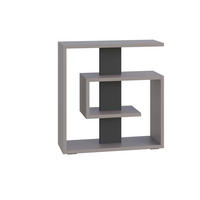 BEISTELLTISCH 55/20/57 cm Anthrazit, Mokka rechteckig  - Anthrazit/Mokka, Design, Holzwerkstoff (55/20/57cm) - Livetastic
