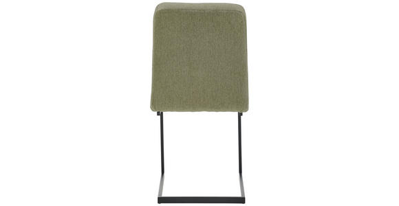 STUHL - Schwarz/Hellgrün, Design, Textil/Metall (45/92,5/62cm) - Novel