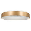 LED-DECKENLEUCHTE Ringlede 48/9 cm   - Goldfarben, Basics, Kunststoff/Metall (48/9cm)