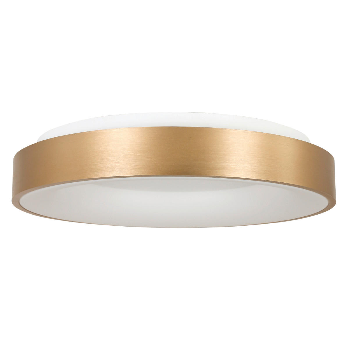 LED-DECKENLEUCHTE Ringlede 48/9 cm   - Goldfarben, Basics, Kunststoff/Metall (48/9cm)