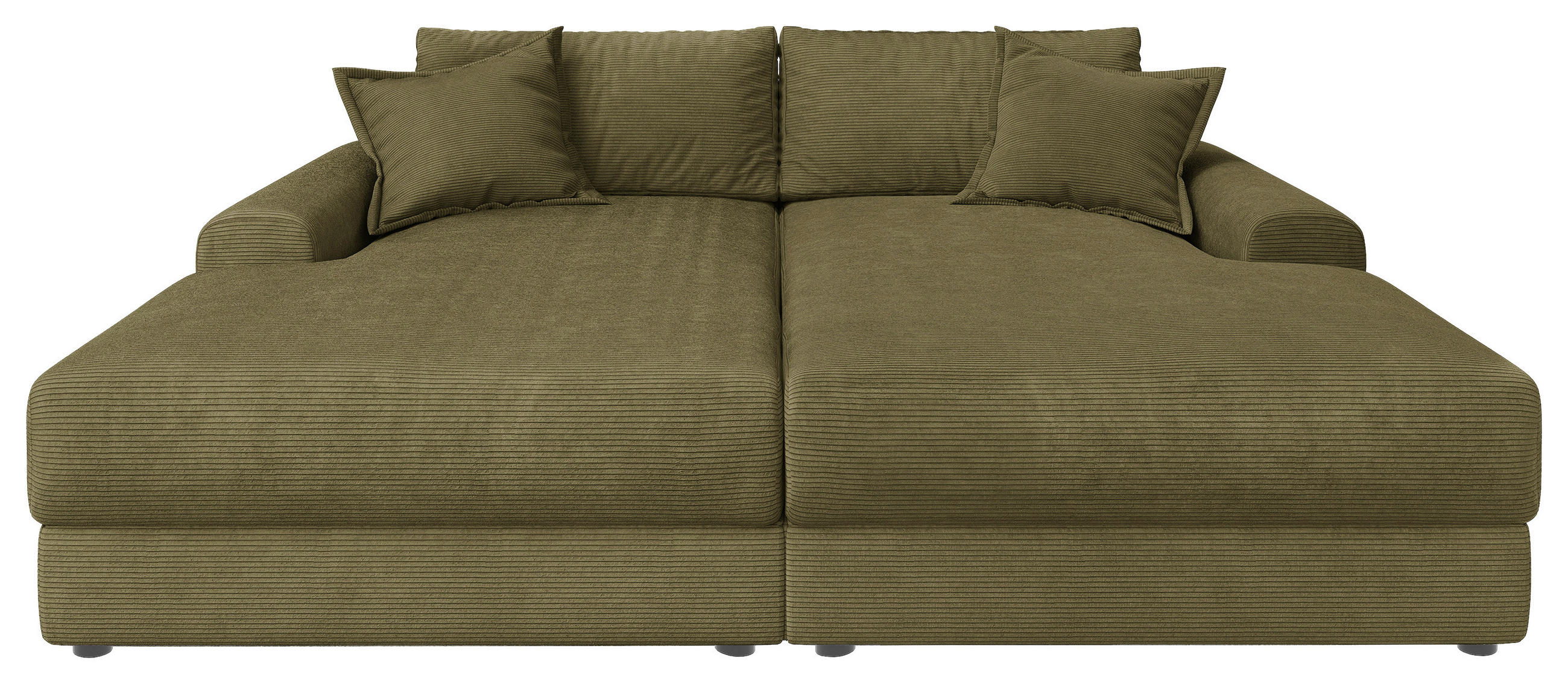 Carryhome Bigsofa Olivgrün 234x93x190 cm