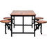 TISCHGRUPPE - Design, Holz/Metall (140/90/76cm) - KARE-Design
