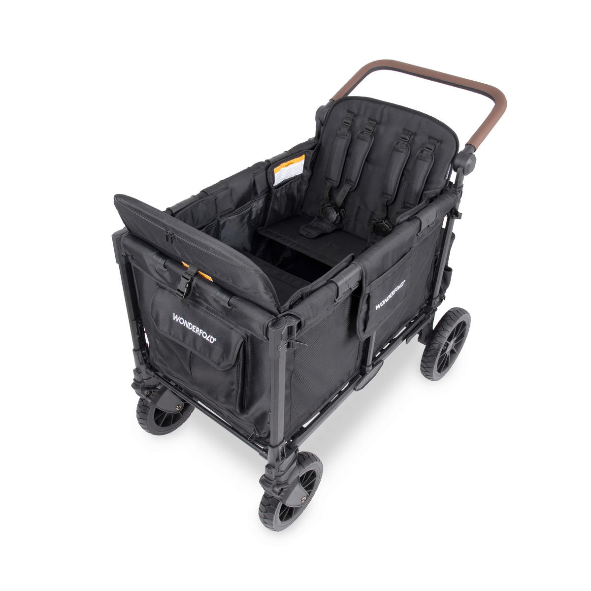 BOLLERWAGEN  W4 Luxe Pro   - Schwarz, Basics, Kunststoff/Textil (124/74/113cm) - WONDERFOLD