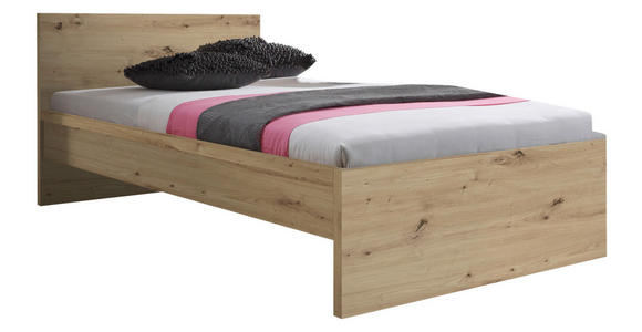 BETT 90/200 cm,  in Eiche Artisan,  - Eiche Artisan, KONVENTIONELL (90/200cm) - Carryhome