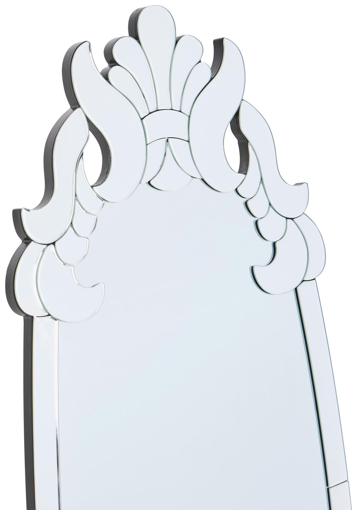 WANDSPIEGEL 55/160/4,2 cm    in oval  - Klar, Design, Glas/Holzwerkstoff (55/160/4,2cm) - MID.YOU