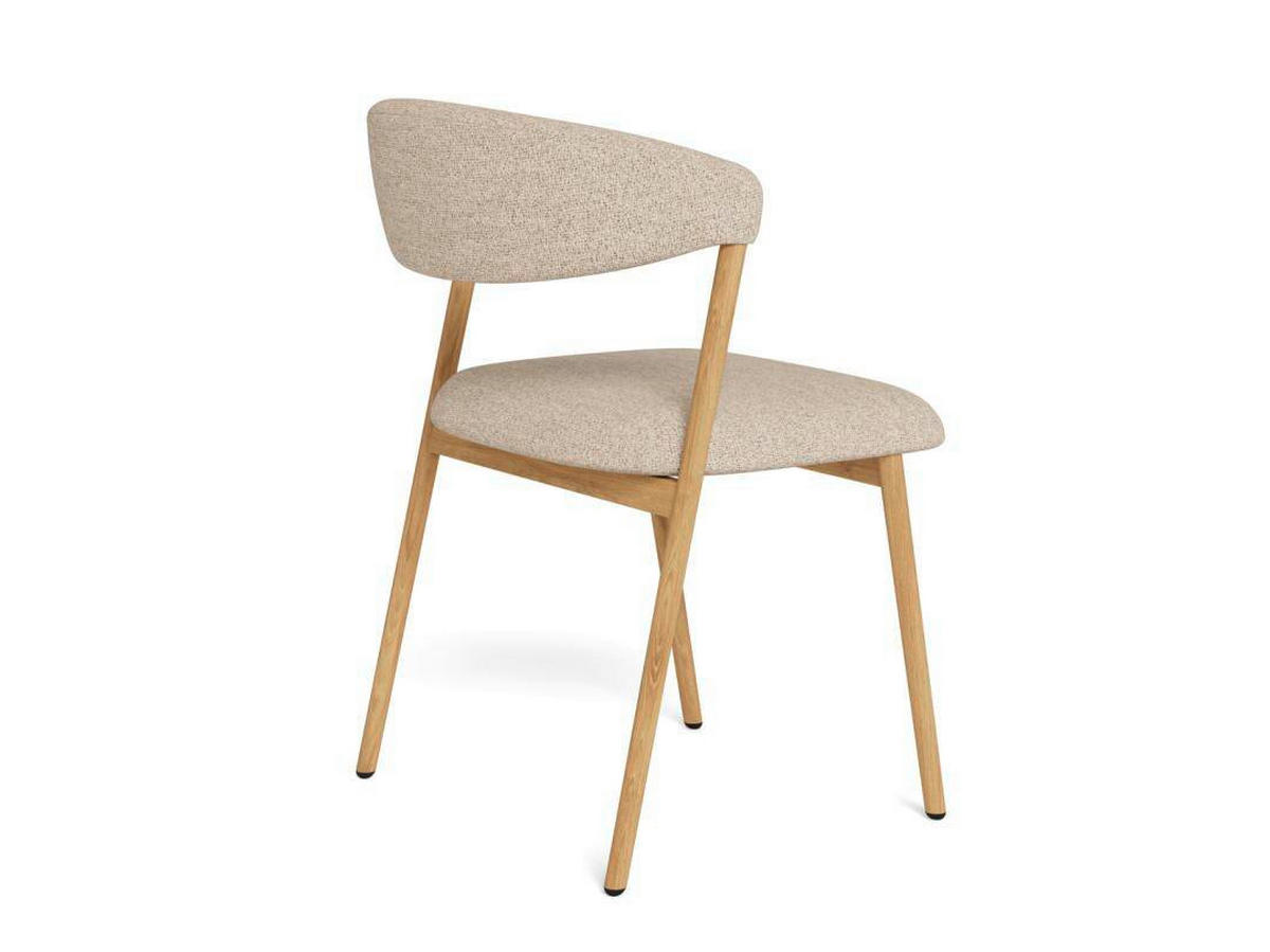 STUHL     Eichefarben, Beige  - Eichefarben/Beige, KONVENTIONELL, Textil/Metall (53,5/78,5/53cm) - MID.YOU