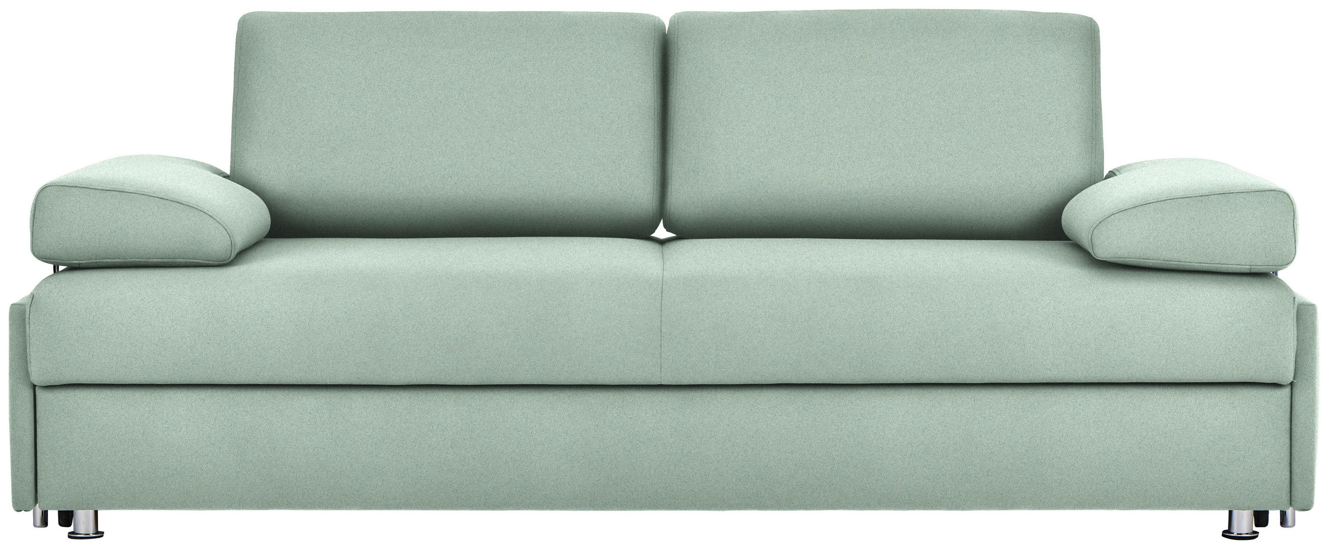 SCHLAFSOFA in Textil Mintgrün  - Chromfarben/Mintgrün, Design, Textil/Metall (212/84/100cm) - Bali