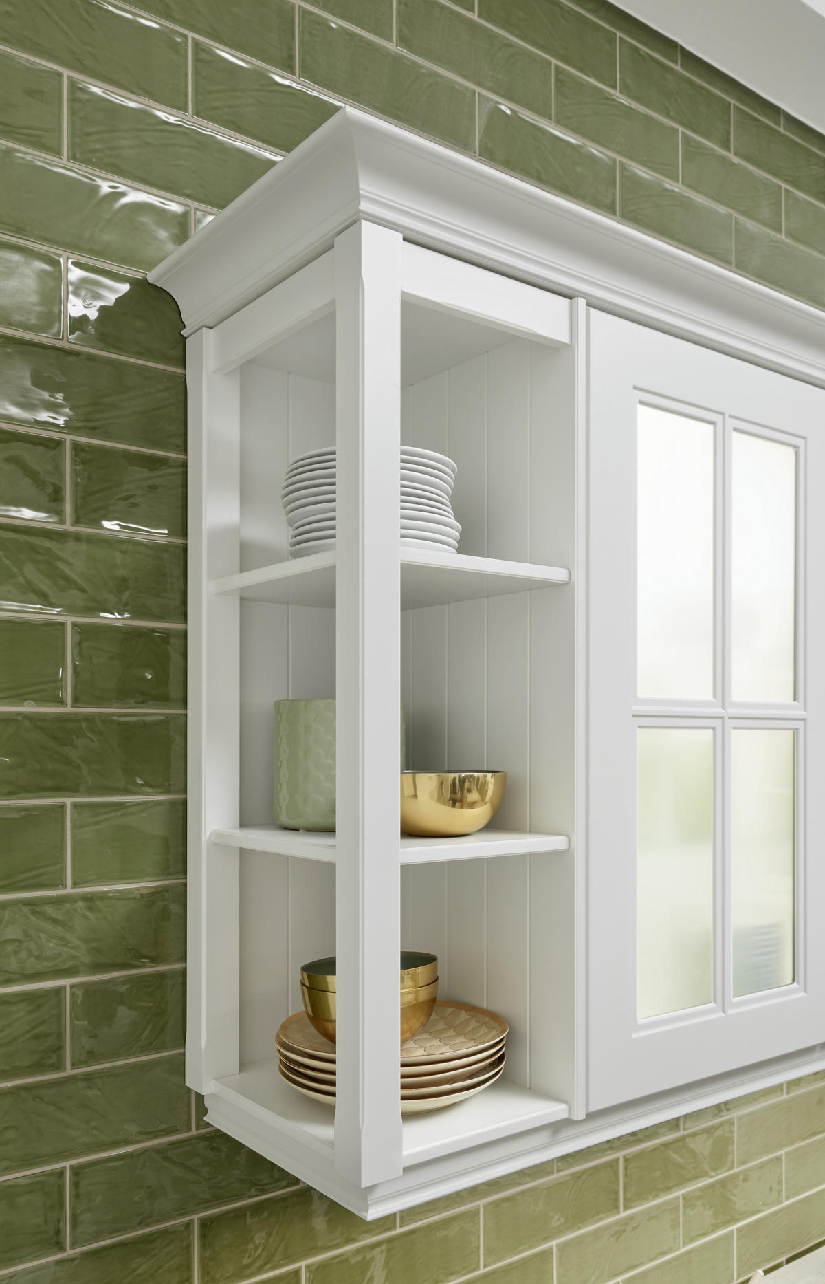 EINBAUKÜCHE WINDSOR LACK  - Eichefarben/Weiß, Design, Holzwerkstoff - Nolte Küchen