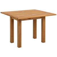 JEDILNA MIZA, furnirano, delno masivno hrast barve hrasta  - barve hrasta, Trend, leseni material/les (45-90/100/75cm) - MID.YOU