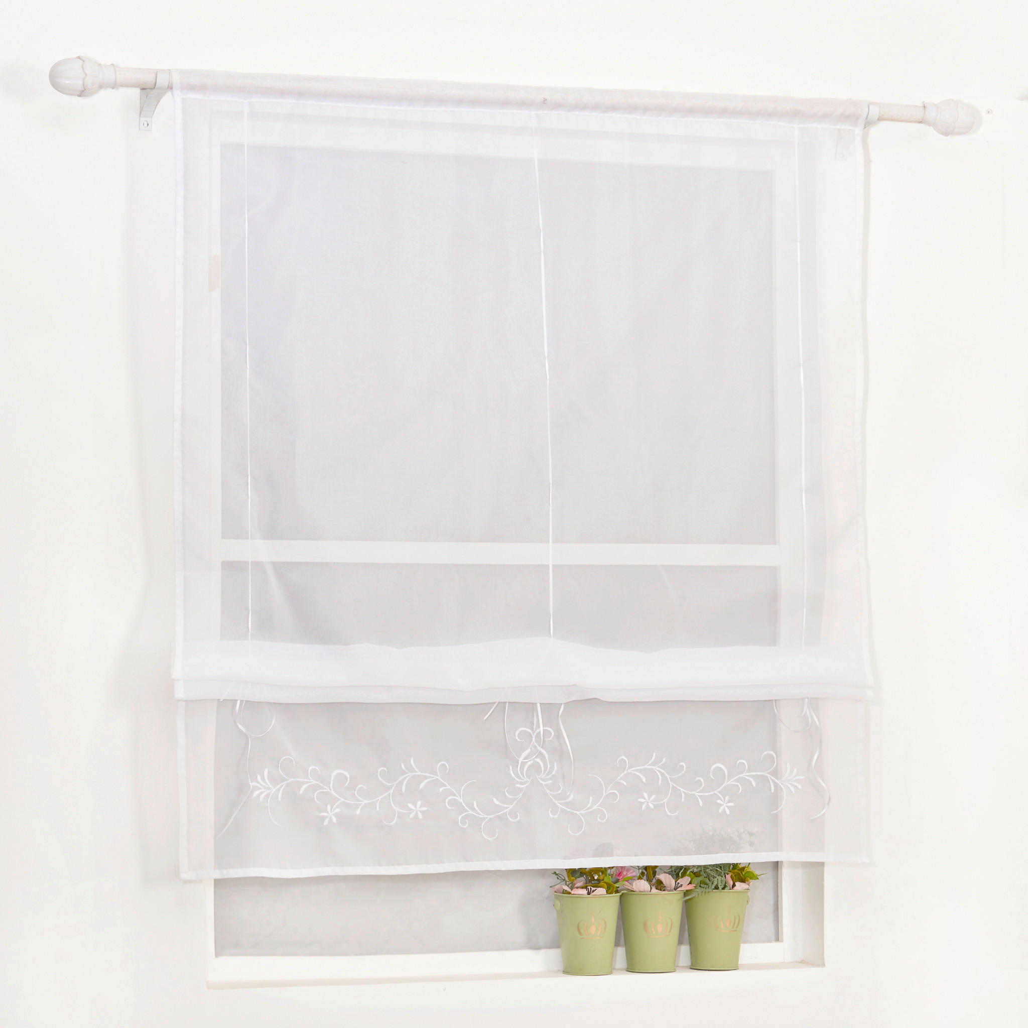 FALTROLLO  transparent  100/140 cm   - Weiß, Basics, Textil (100/140cm) - Joyswahl