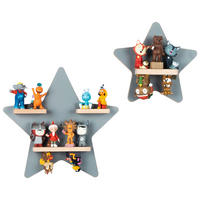 KINDERREGAL Grau  - Grau, MODERN, Holzwerkstoff (33/33/5cm) - MID.YOU