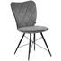STUHL Mikrofaser Grau, Schwarz - Schwarz/Grau, Design, Textil/Metall (49/90/61cm) - Hom`in STUHL Mikrofaser Grau, Schwarz - Schwarz/Grau, Design, Textil/Metall (49/90/61cm) - Hom`in