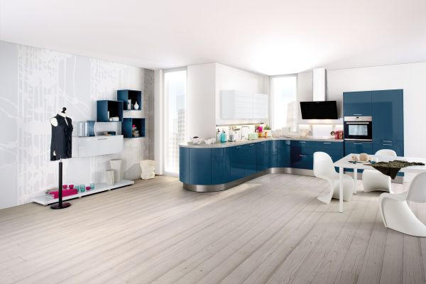 UGRADNA KUHINJA - sivo-braon, Lajfstajl, pločasti materijal - Moderano