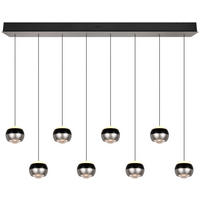 LED-HÄNGELEUCHTE Trio Select 150/13/200 cm  - Schwarz/Nickelfarben, Design, Metall (150/13/200cm) - Trio Leuchten