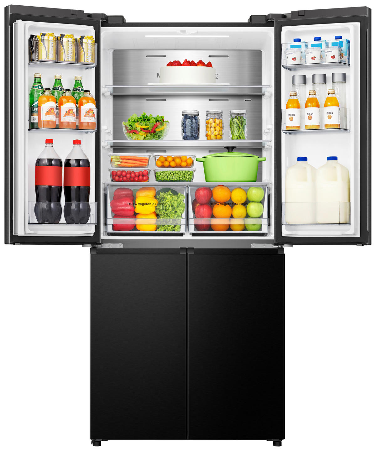 FRENCH-DOOR 79,4/178,5/69,8 cm RQ5P470SAFD  - Schwarz, Basics (79,4/178,5/69,8cm) - Hisense