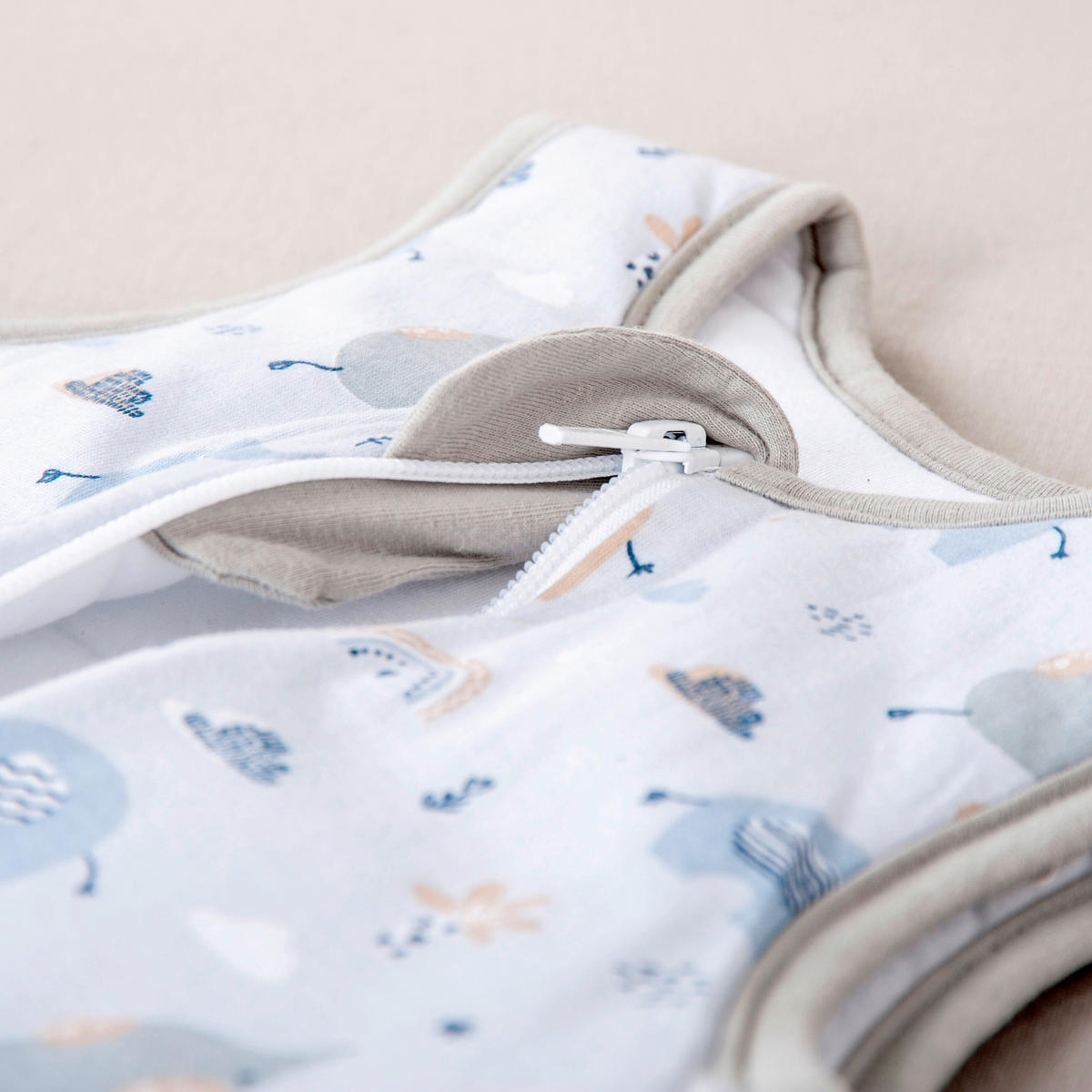 BABYSCHLAFSACK Elephant  70/45 cm     - Weiß, Basics, Textil (70/45cm) - baby best
