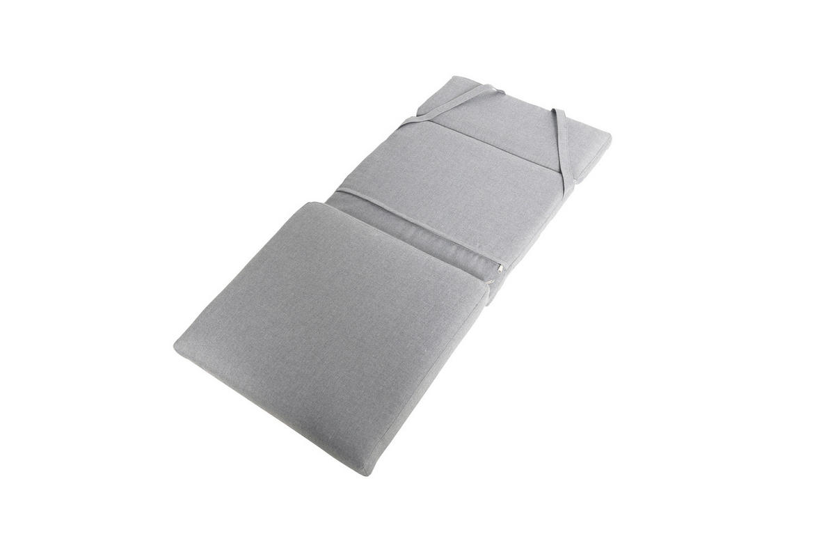 GARTENSESSEL Aluminium Grau  - Grau, Design, Textil/Metall (56,5/105/69,5cm) - Ambia Garden