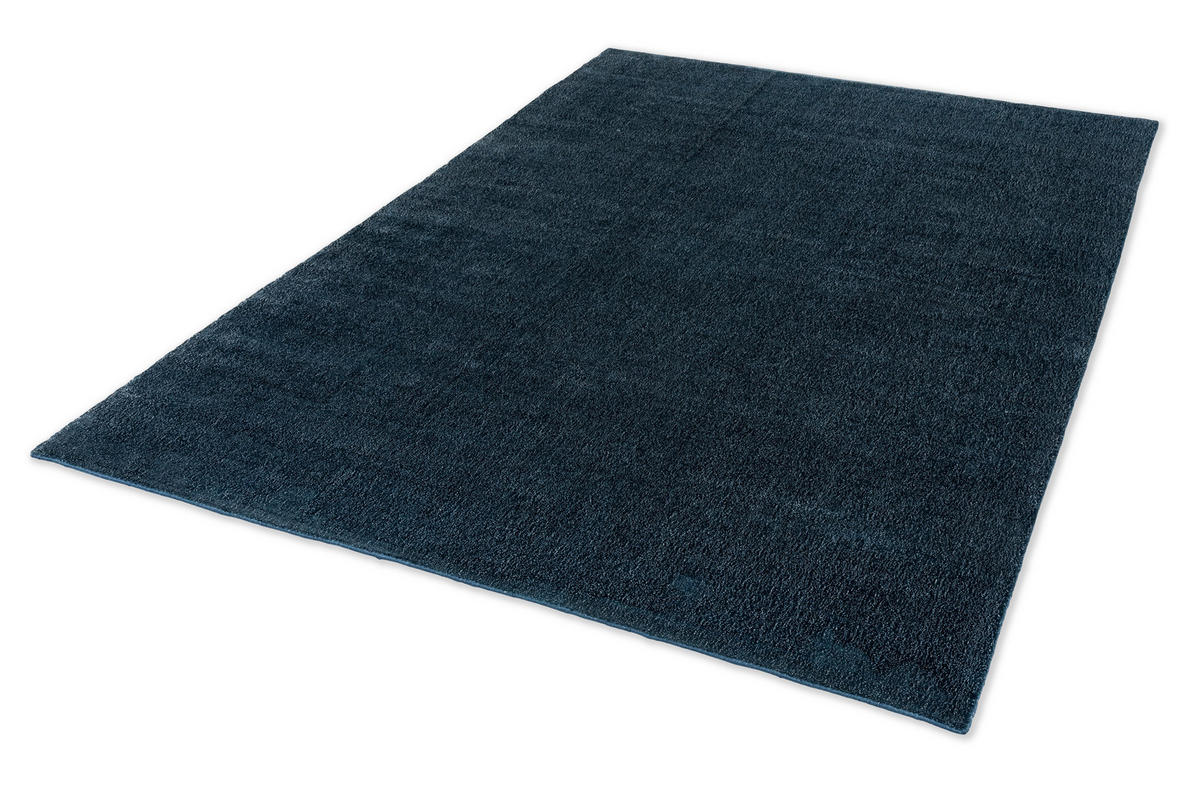 HANDWEBTEPPICH 170/240 cm Aura Blau rechteckig  - Blau, Design, Textil (170/240cm) - Schöner Wohnen