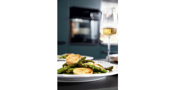 EINBAUKÜCHE   - Dunkelblau, Design, Holzwerkstoff - Novel