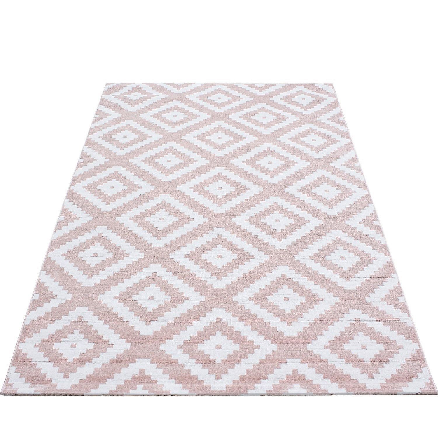 Webteppich Pink Naturfaser Plus Pink 80x150 cm