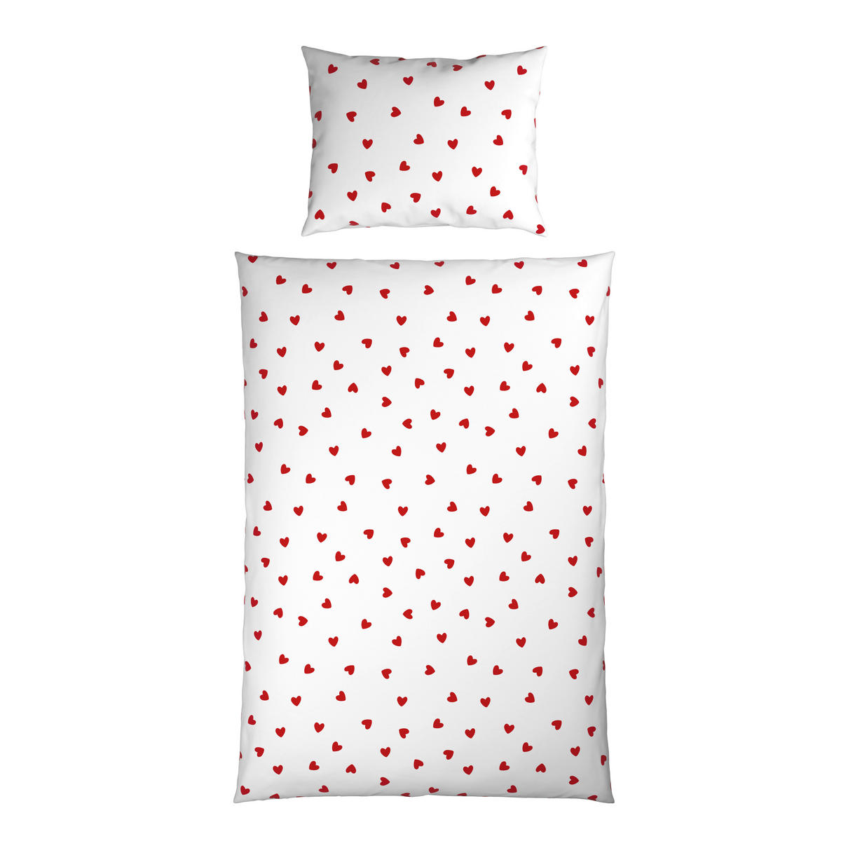 BETTWÄSCHE 2-teilig Renforcé 140/200 cm  - Weiß, Textil (140/200cm) - Novel
