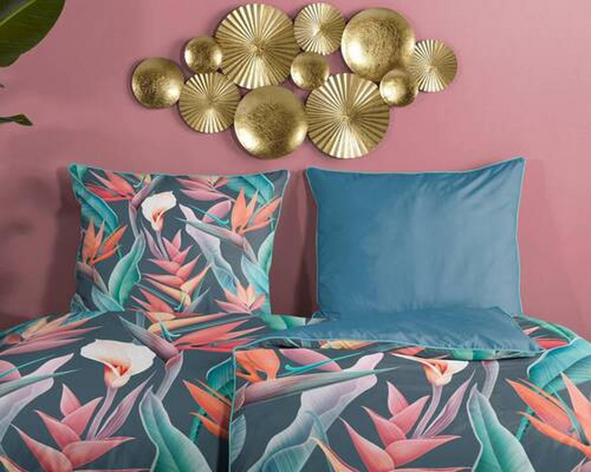 WENDEBETTWÄSCHE Chloe Satin 155/220 cm  - Multicolor, Design, Textil (155/220cm)