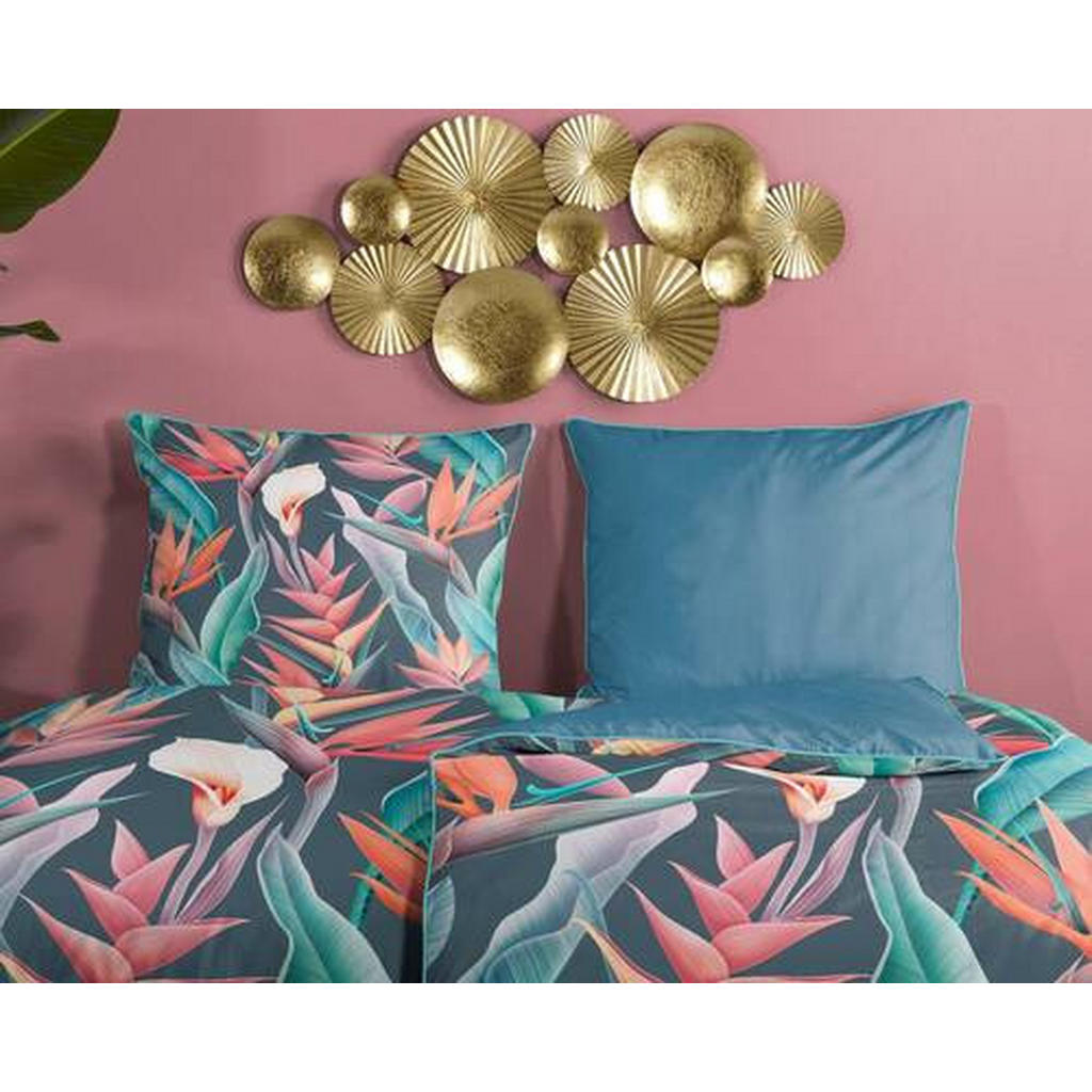 Thumbnail - Xxxl Wendebettwäsche Chloe, Mehrfarbig, Textil, Floral, 200x200 cm, atmungsaktiv, Schlaftextilien, Bettwäsche, Bettwäsch...