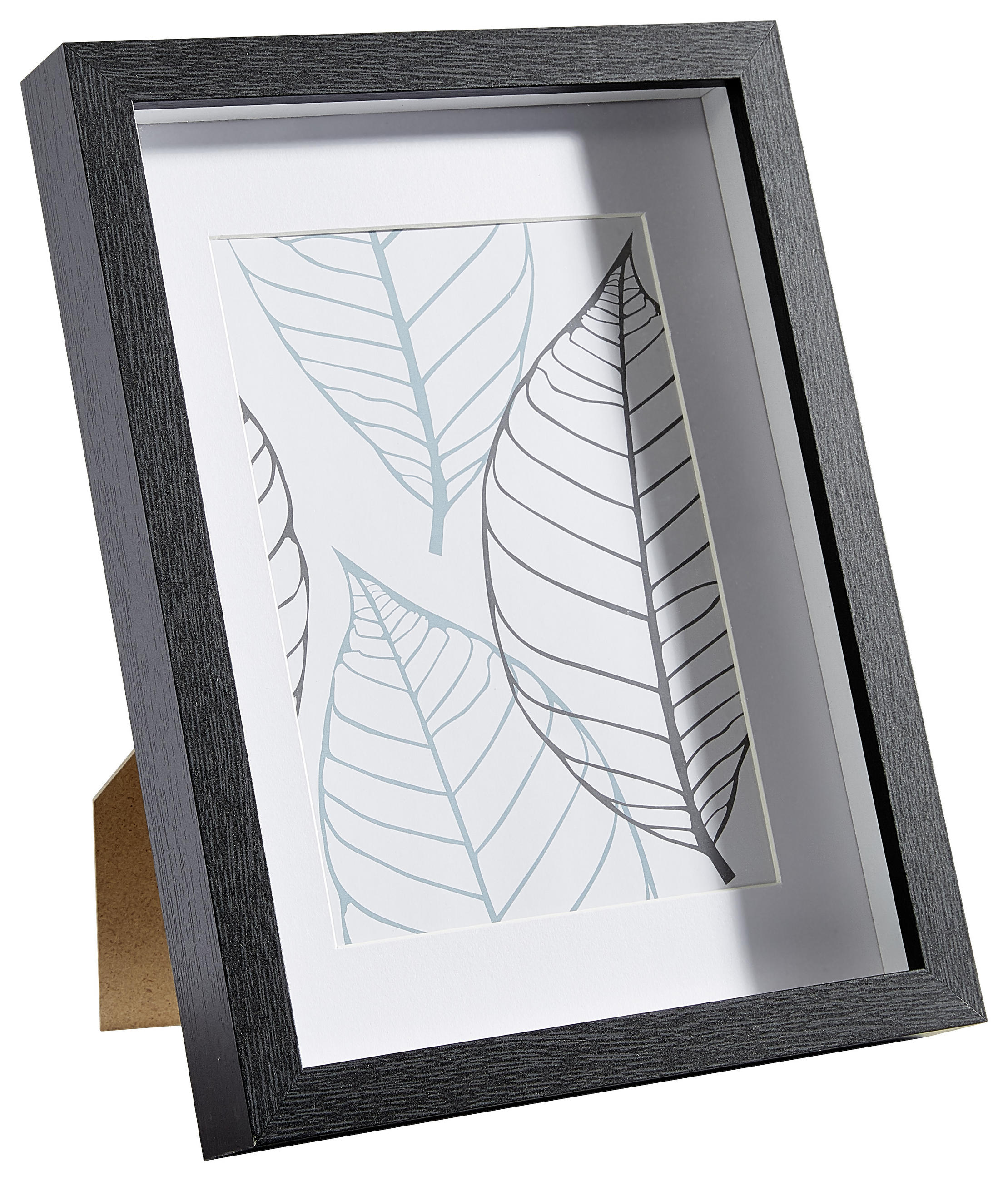 RÁM NA OBRAZY, 1 foto 13 cm x 18 cm - černá, Basics, dřevo/sklo (20/26/3cm)