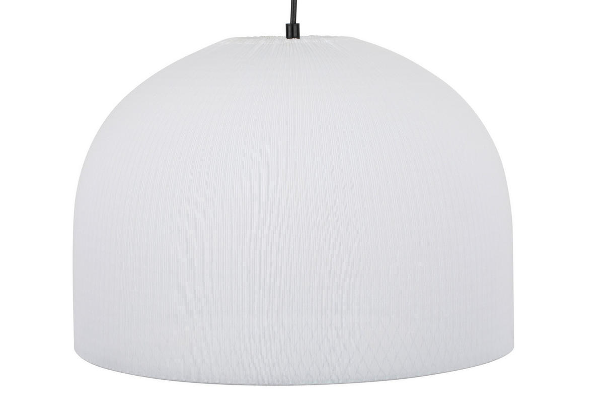 HÄNGELEUCHTE 40/120 cm  - Weiß, Design, Textil/Metall (40/120cm) - Collet's Monde