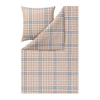 BETTWÄSCHE 2-teilig Impulse Flanell 135/200 cm  - Beige, Design, Textil (135/200cm) - Estella