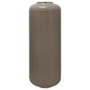 BODENVASE  - Taupe/Silberfarben, Trend, Metall (30/81cm) - Kayoom