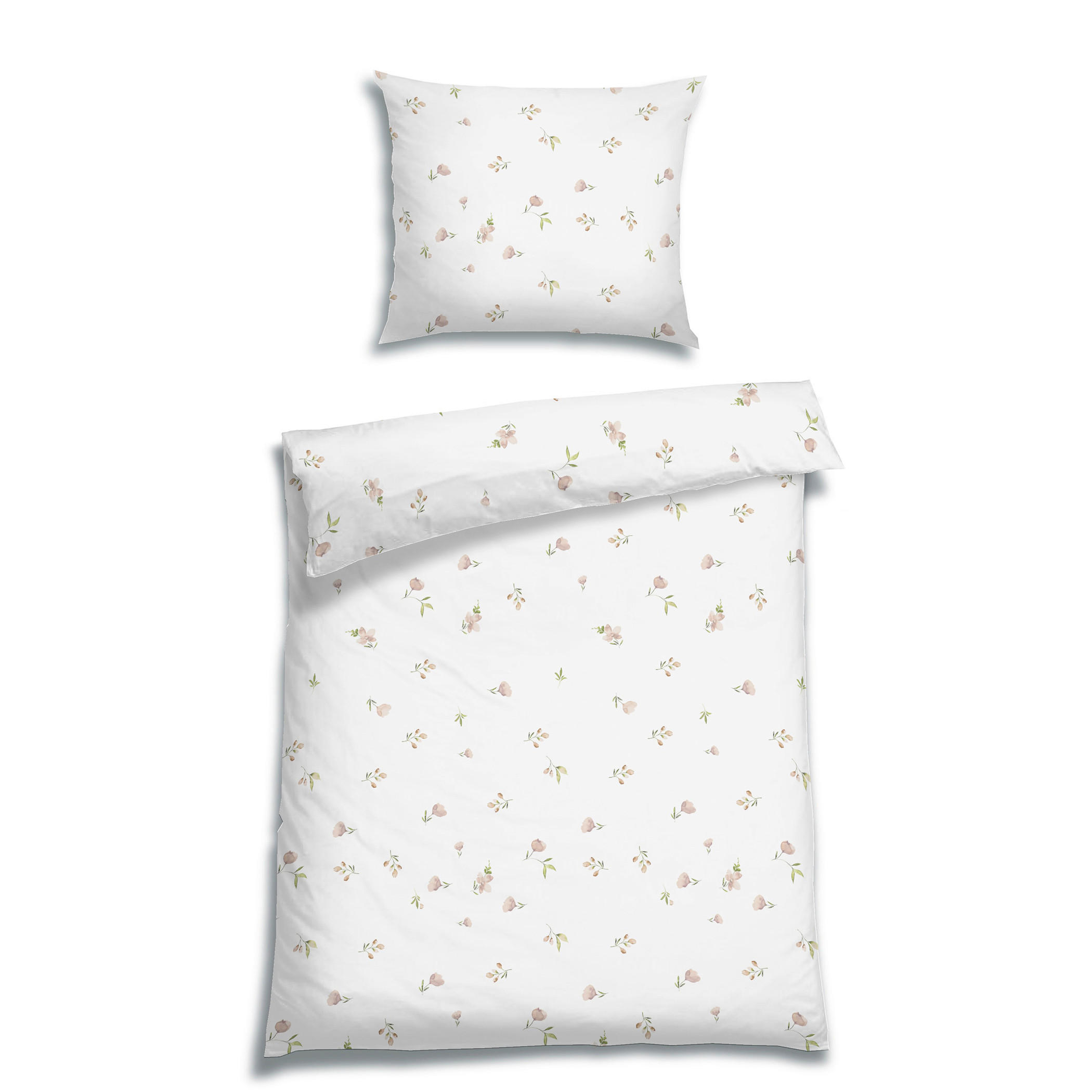 BETTWÄSCHE 2-teilig Satin 140/220 cm  - Rosa, Basics, Textil (140/220cm) - Florella