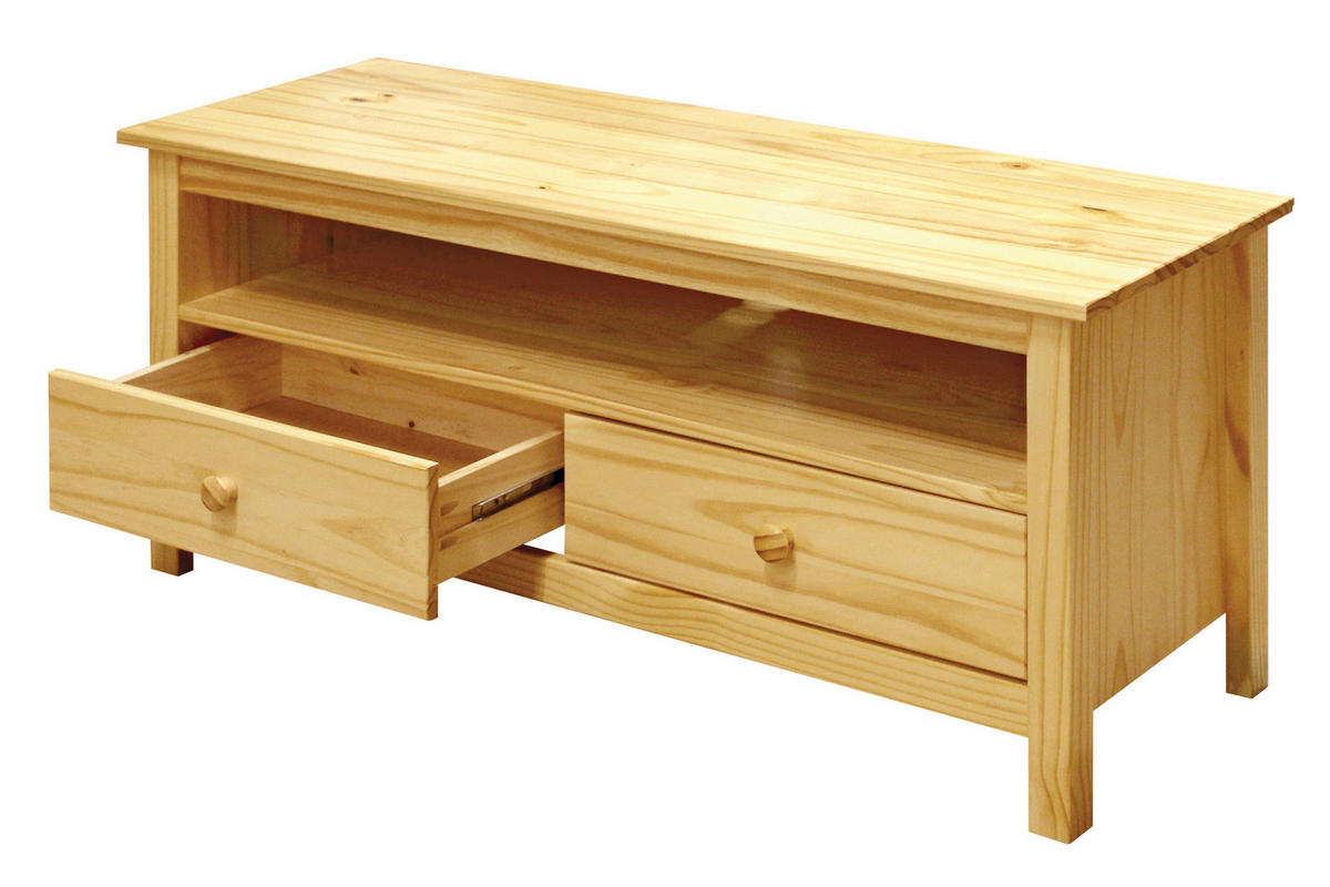 LOWBOARD  in 110/47/39 cm  - Naturfarben, Natur, Holz (110/47/39cm) - Livetastic